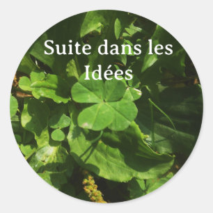 Sticker Rond Lucky Charm - Porte-bonheur 