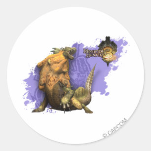 Sticker Rond Ludroth royal