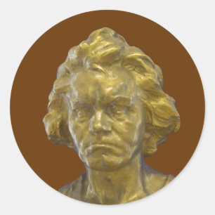 Sticker Rond Ludwig van Beethoven