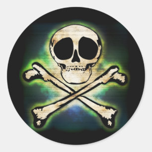 Sticker Rond Lueur gaie