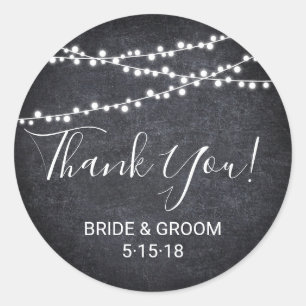 Sticker Rond Lumière de chaîne sur le tableau de bord en faveur