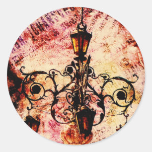 Sticker Rond Lumière Plaza