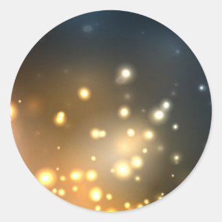 Sticker Rond Luminosité Abstraite