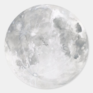 Sticker Rond Lune