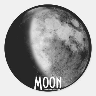 Sticker Rond Lune