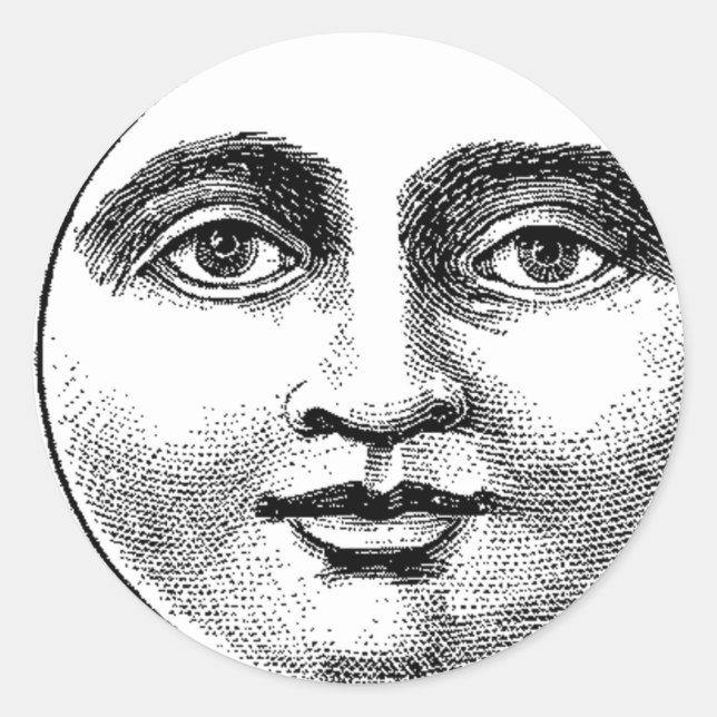 Sticker Rond Lune (Devant)
