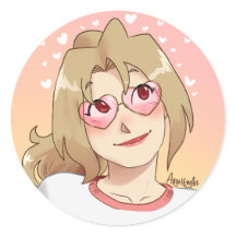 Lunettes de soleil en forme de coeur BF Amber