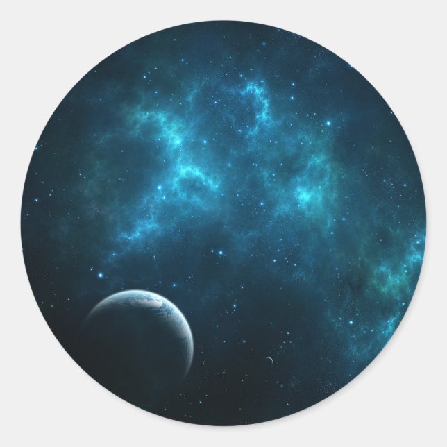 Sticker Rond L'univers (Devant)