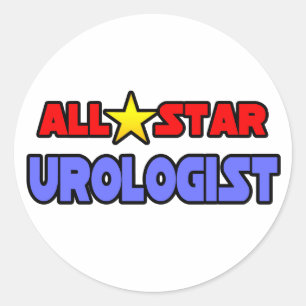Sticker Rond L'Urologiste des étoiles