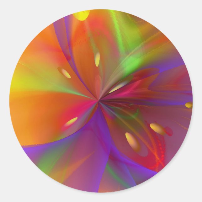 Sticker Rond Lustré Lily (Devant)