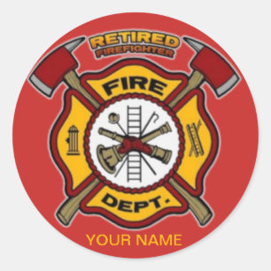 STICKER ROND LUTTE CONTRE LE FEU RETIRÉE