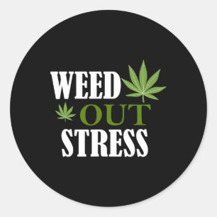Sticker Rond Lutte contre le stress Sensibilisation à la santé