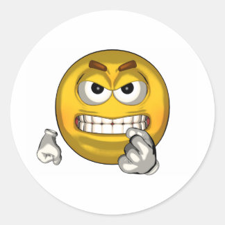 Sticker Rond Lutte - toon