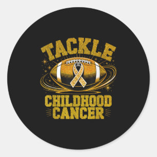Sticker Rond Lutter contre le cancer chez les enfants Sensibili