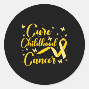 Sticker Rond Lutter contre le cancer chez les enfants Sensibili