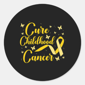 Sticker Rond Lutter contre le cancer chez les enfants Sensibili