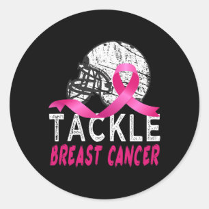 Sticker Rond Lutter contre le cancer du sein Survivant Football