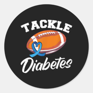Sticker Rond Lutter contre le diabète T1d Warrior Sensibilisati