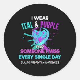 Sticker Rond Lutter contre le suicide Prévention Vous _7