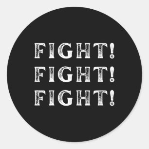 Sticker Rond Lutter Toujours Pour La Démocratie Américaine