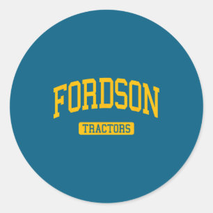 Sticker Rond Lycée Fordson hs dearborn mi sports universitaires