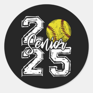 Sticker Rond Lycéens de 2025 Softball Terminale 2025 Retour à l