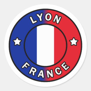 Sticker Rond Lyon France