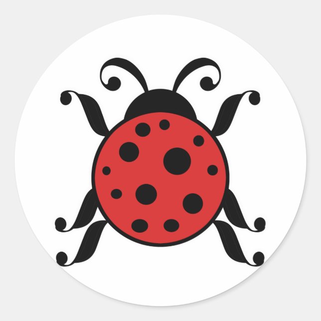 Sticker Rond Lyrical Ladybug (Devant)