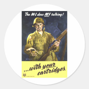 Sticker Rond M1 Parle Pour Moi