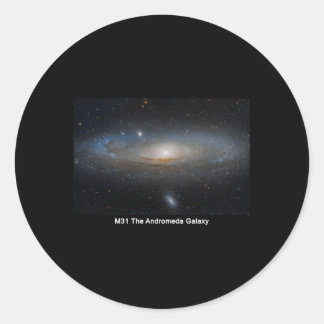 Sticker Rond M31 La galaxie Andromeda