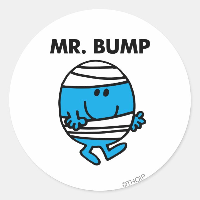 Sticker Rond M. Bump Classic 1 (Devant)