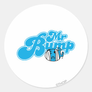 Sticker Rond M. Bump Logo 1