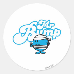 Sticker Rond M. Bump Pouce bloquée