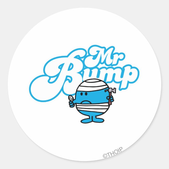 Sticker Rond M. Bump| Pouce bloquée (Devant)