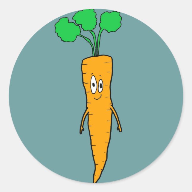 Sticker Rond M. Carrot (Devant)
