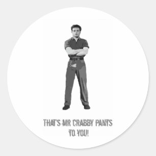 Sticker Rond M. Crabby Pants