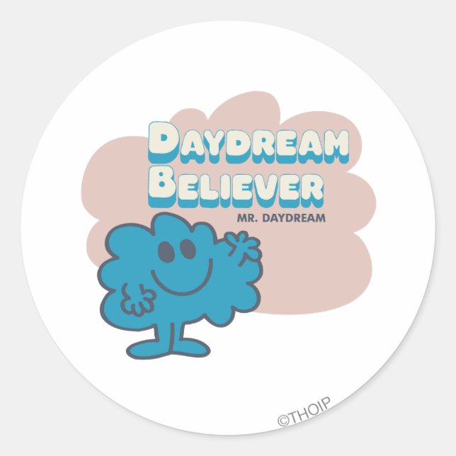 Sticker Rond M. Daydream Believer (Devant)