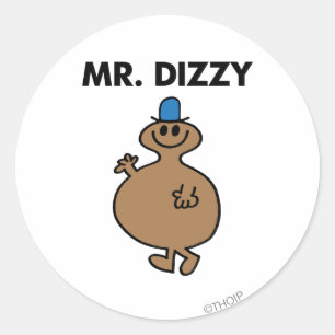 Sticker Rond M. Dizzy   Pose classique