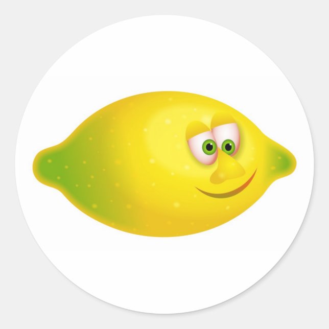 Sticker Rond M. Lemon (Devant)