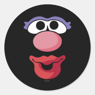 Sticker Rond M. Potato Head Halloween Mme Potato Head Big Fac