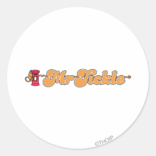 Sticker Rond M. Tickle   Rester caché