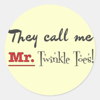 Sticker Rond M. Twinkle Toes Ballet Cadeaux