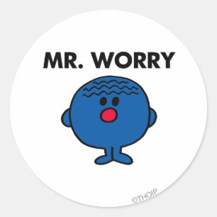 Sticker Rond M. Worry Classic