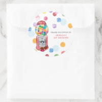Machine de gumball rétro | Parti Anniversaire de e