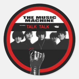 Sticker Rond Machine de musique : Allumez-vous