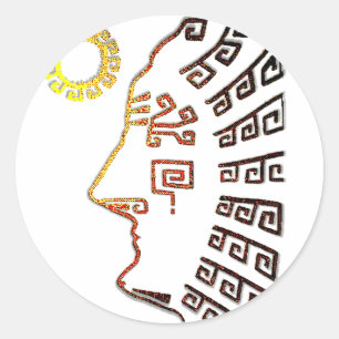 Sticker Rond Machu Picchu Cusco Pérou