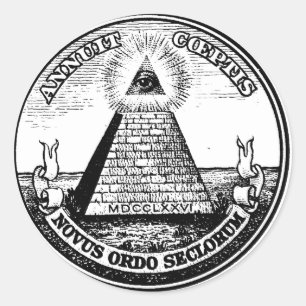 Sticker Rond maçonnique