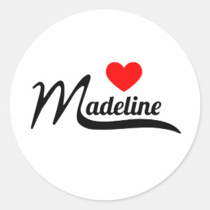 Sticker Rond Madeline