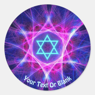 Sticker Rond Magen Pari Fractal