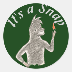 Sticker Rond Magie